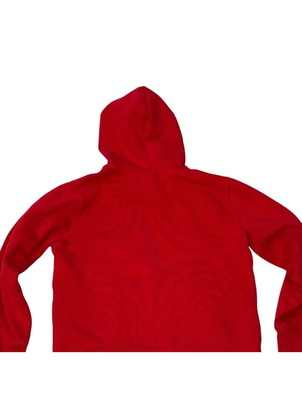 Polo Ralph Lauren Youth Boys L 14 Red Pullover Hoodie Logo Fleece Preppy Plaid